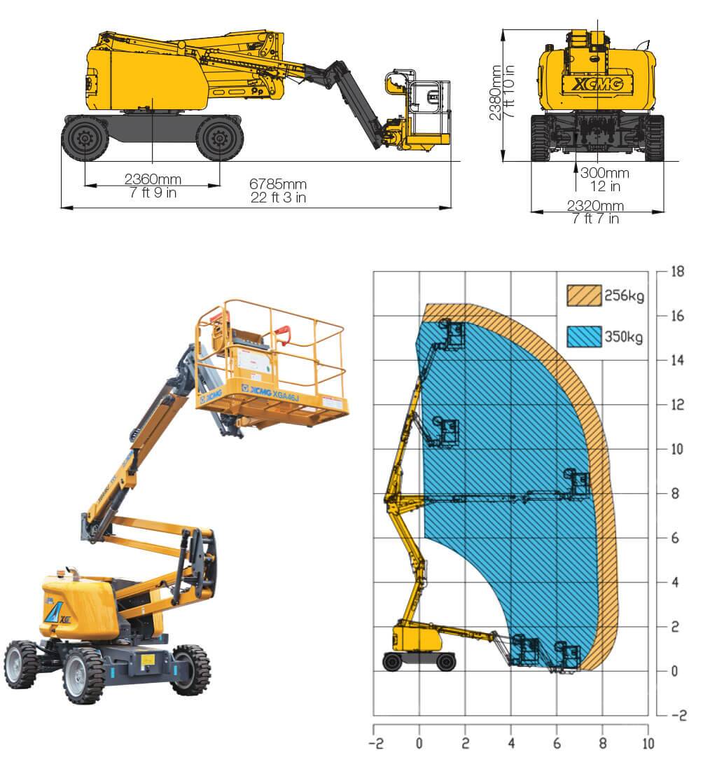 XCMG XGA46J Articulating Boom Lift - Image 11