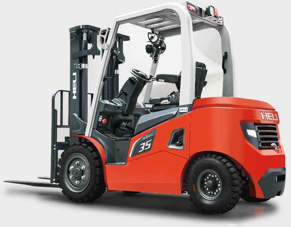 HELI G3 5,000 lb Pneumatic LPG/GAS Dual Fuel Forklift