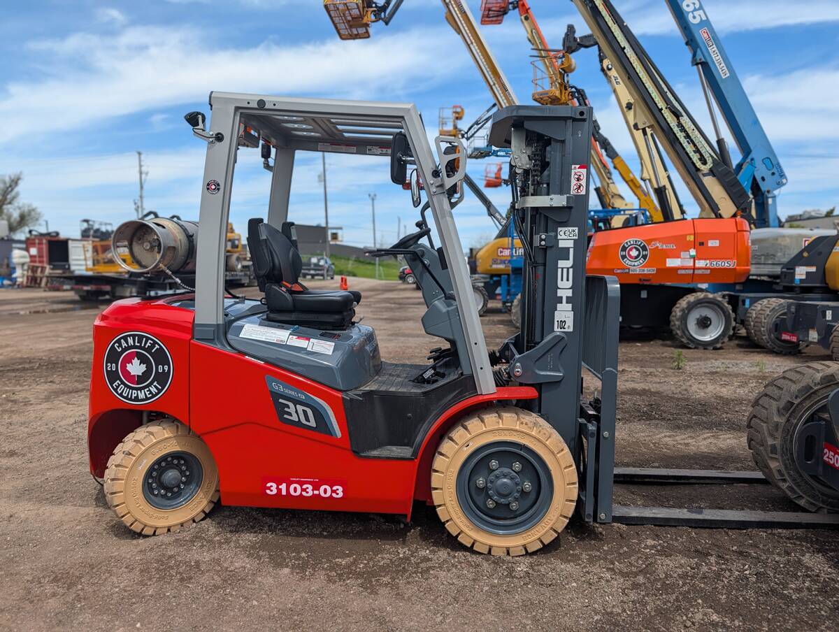 HELI G3 6,000 lb Pneumatic LPG/GAS Dual Fuel Forklift - Image 2