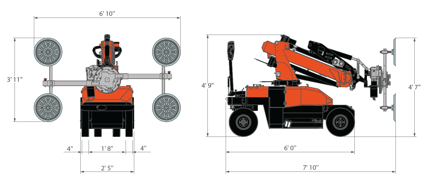 Jekko MPK06.2 Electric Glass Lifter - Image 8