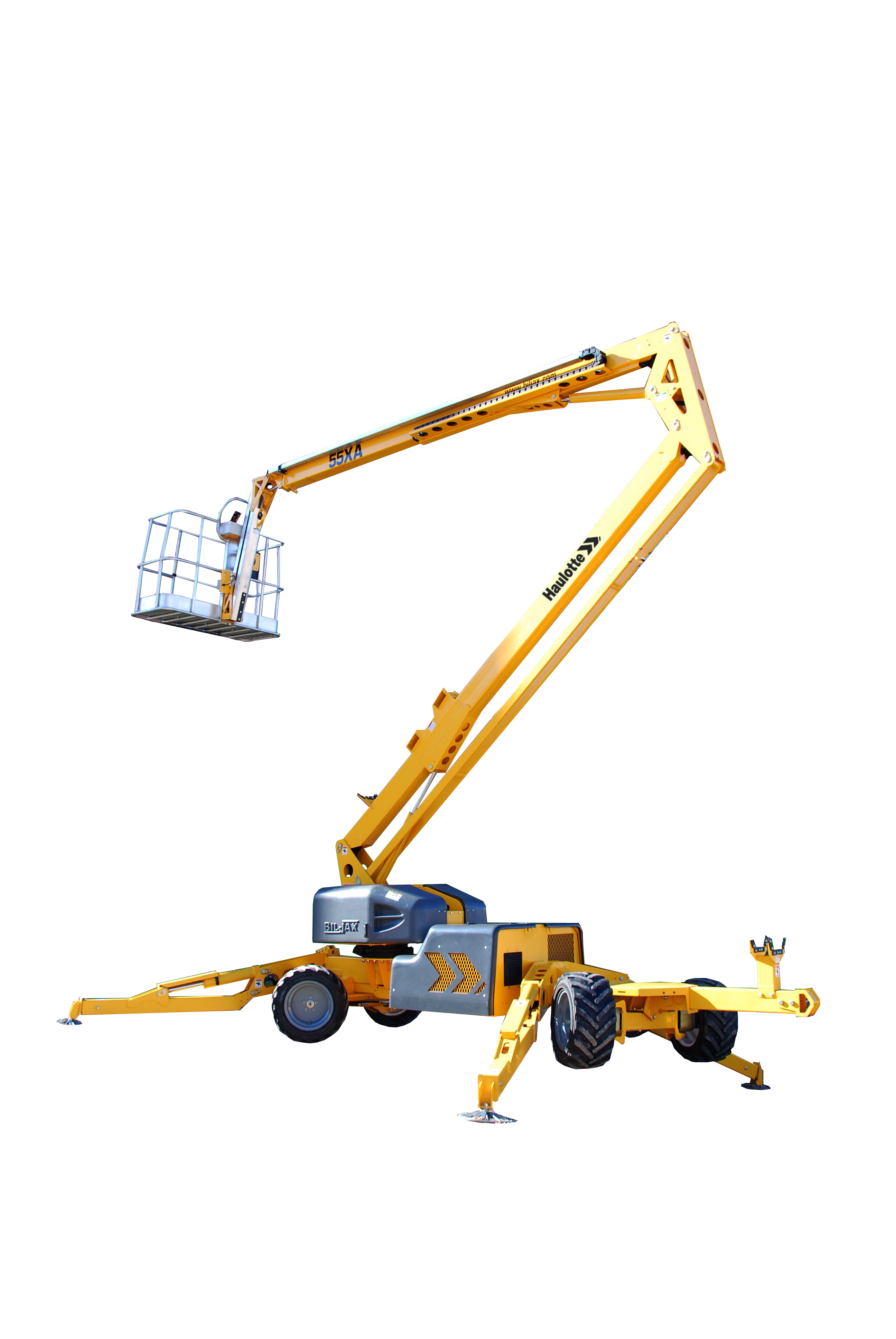 Haulotte 55XA Trailer Mounted Self Propelled Boom Lift for Sale or Rent