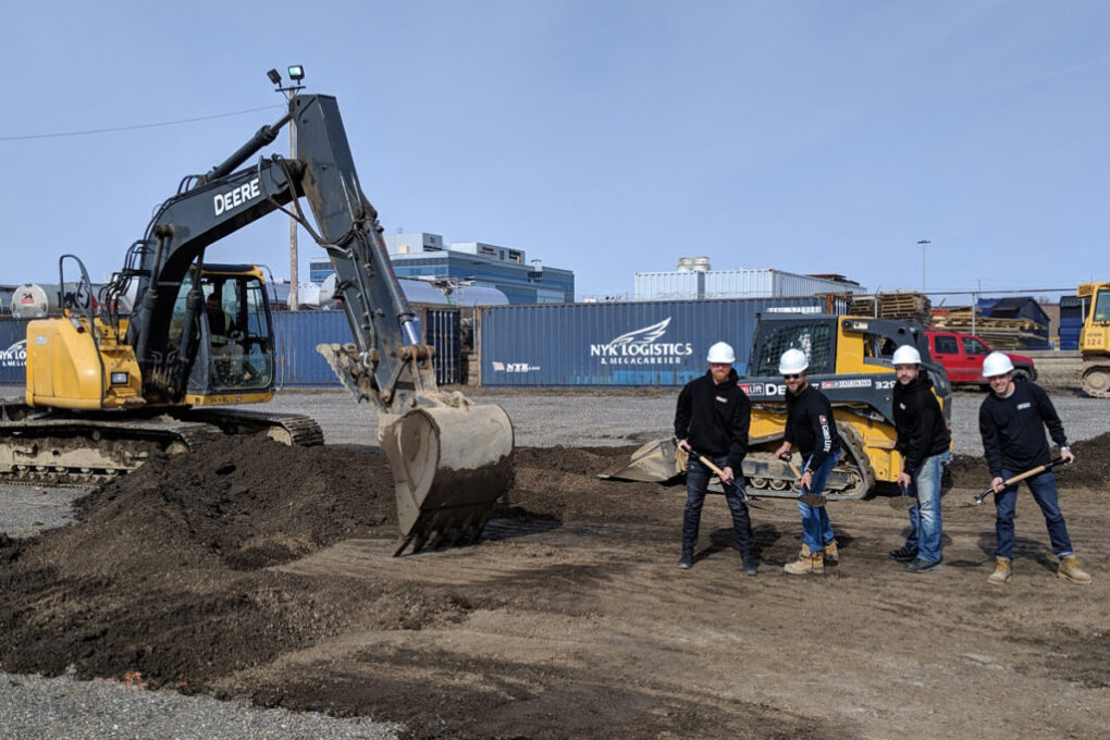 CanLift partners breaks ground on construction site for new head office