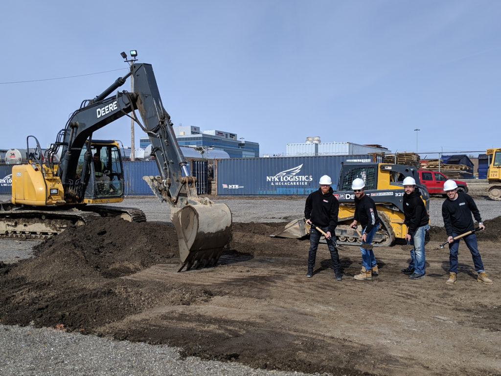 CanLift partners breaks ground on construction site for new head office