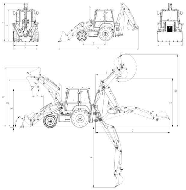 XC8-C2570 Backhoe