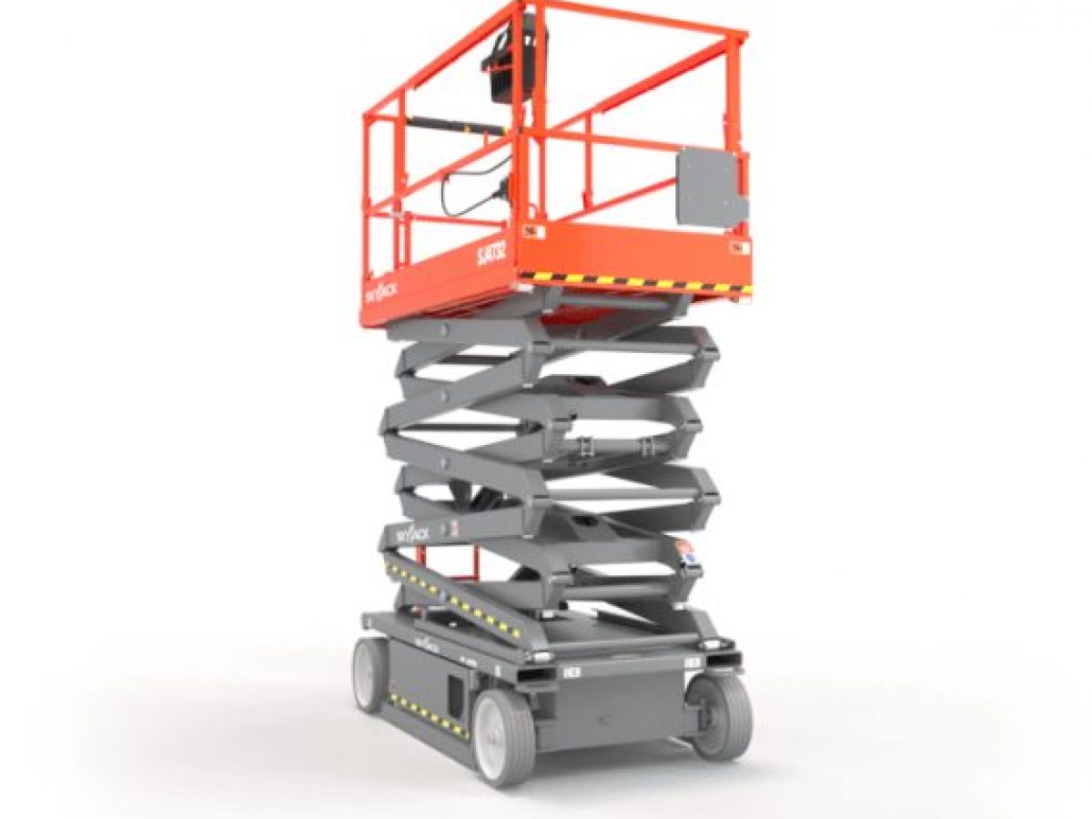邦楽 SJ / STEEPLE JACK SkyJack SJ 7135 4X4 Scissor Lift for Sale or Rent - CanLift